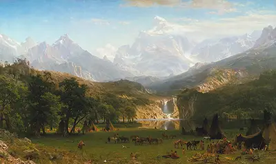The Rocky Mountains, Lander's Peak Albert Bierstadt